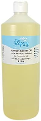 Apricot Kernel Oil 1 Litre - Cosmetic Grade - Carrier Oil for Massage and Aromatherapy