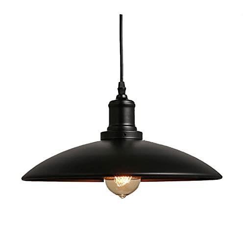 Chandelier industriel E27 lustre suspension retro fer blanc bar restaurant
