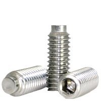 Set Screws Half Dog - Stainless Steel (18-8) 3/8"-16 x 3/4" - (Quantity: 100) - Grub-Blind-Allen-Headless Screw