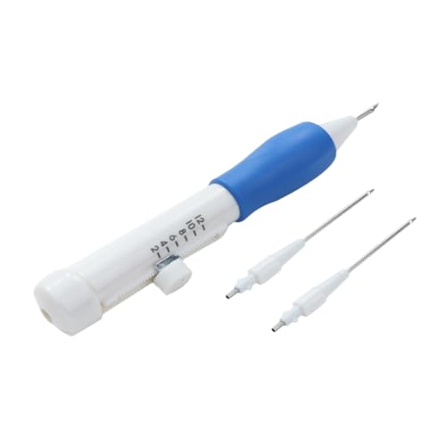 DIYEAH Punch Needle Embroidery Tool Smooth Needle Ergonomic Handle for Easy Embroidery Projects