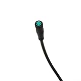 WIIYENA Connecteur étanche avec une longueur de câble de 1 m, adapté pour les équipements Bafang, -40 degrés Celsius ~ + 85 degrés Celsius (5 broches femelles)