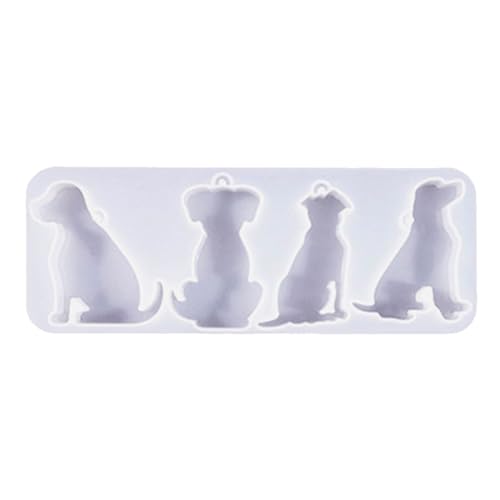 Ruarby Silikonform, Tier, Hund, Schlüsselanhänger, DIY, Kristall, Ohrringe, Anhänger, Epoxidharz, Schmuckherstellung, Zubehör