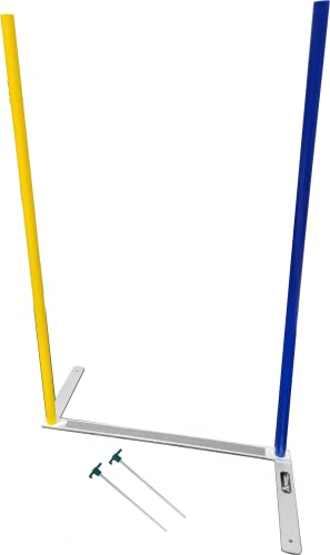 ActiveDogs Agility Above Ground Weave Poles - Outdoor Dog Obstacle Agility Training Exercise Equipment (2x2 Weave Pole System)
