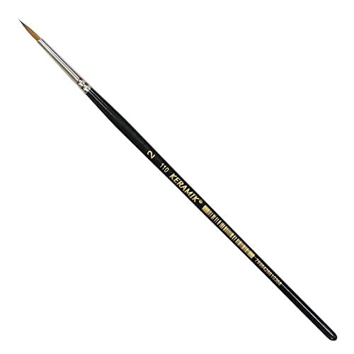 Pincel Keramik 110 Filete Pelo de Marta #2