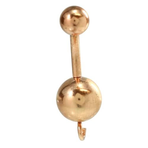 [ROQUE] �ւ��s�A�X �{�f�B�s�A�X �J�X�^���E�t���ւ��`���[�� (1��) 14G 6mm �s���N�S�[���h