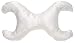 Save My Face La Petite White Satin Pillow