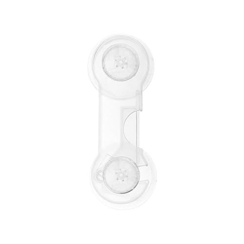 Cerradura segura para niños, correa adhesiva, cerradura para puerta sin taladro, cerradura multiusos transparente, perfecta para cajones, armarios y muebles del hogar a prueba de bebés