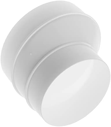 Duct Reducer 5 to 4 Inch / 125 to 100 mm Plastic Round Reducer Duct Fitting Pipe Increaser Reducer PVC DWV (Drain, Waste and Vent) Reducing Coupling