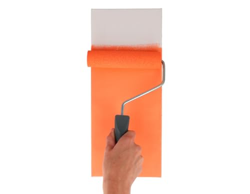 INNSPIRO Schaumstoffwalze, 15 cm, mit 27 cm langem Griff, zum Bemalen von Wänden, Leinwänden und Möbeln, Heimwerken und Bastelarbeiten