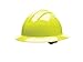 Bullard Abrasives Yellow Classic Model C33 Full Brim Hardhat WIth 6 Point Ratchet Suspension
