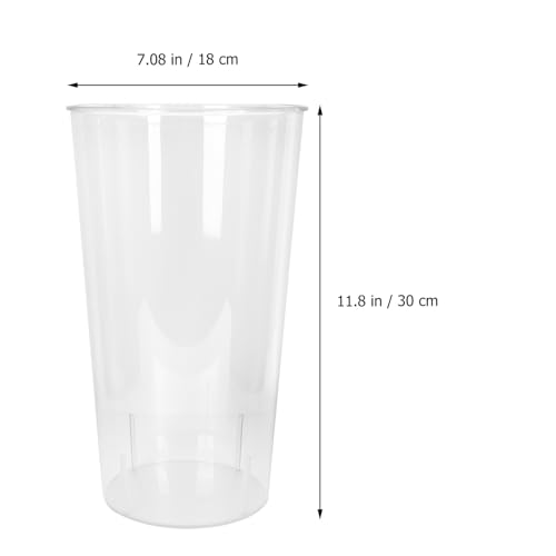 Support elegant pour fleurs hydroponiques et vase transparent moderne - 4
