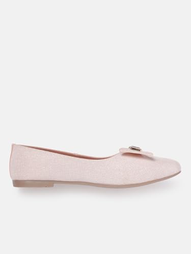 Image of Marc Loire Women's Slip-On Embellished Flat Ballerina Shoes for Casual Wear, Party and Formal Occasions