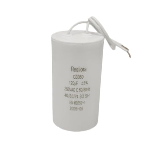 Resilora 120UF CBB60 Motor Run Capacitor 250VAC