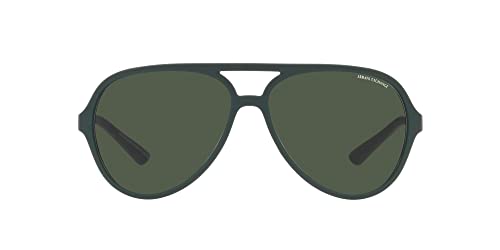 Image of Armani Exchange Man Sunglasses Matte Black Frame, Dark Grey Lenses, 60MM