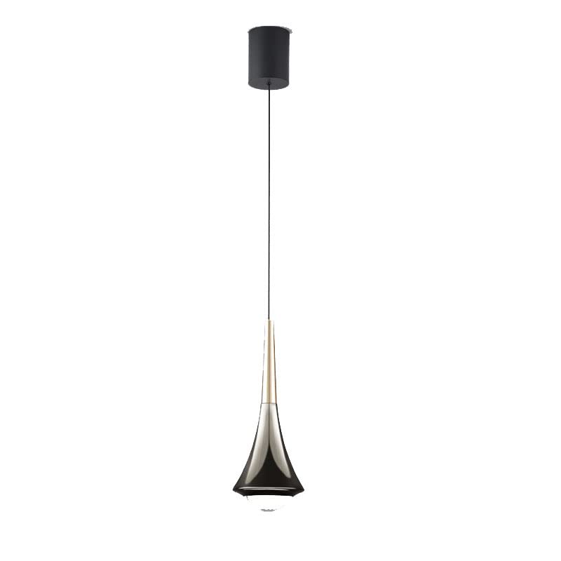 Lámpara de araña pequeña de dormitorio moderno luz colgante ajustable diseño simple