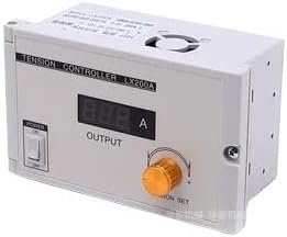 Magnetic Particle Clutch Single/Double Shafts Magnetic Powder Clutch Brake DC24V Tension Controller Electromagnetic Powder Brake with Base Magnetic Powder Brake(FZ-A-25 2.5kg)