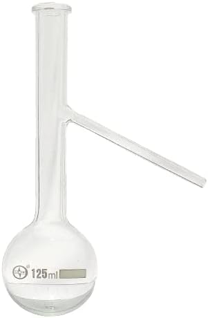 ISKO® Borosilicate glass Distillation flask with side tube (125 ml)