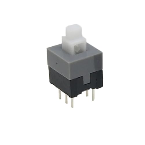 Interrupteur autobloquant 8.5X8.5 mm lot de 50 pièces bouton poussoir 6 broches pour circuit PCB