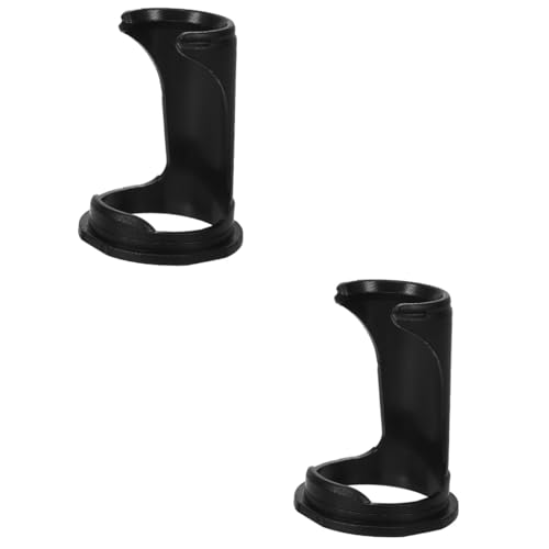 HAPINARY 2pcs Beard Brush and Razor Holder Stand Compact Travel Razor Organizer Sleek Shaver Storage Unit