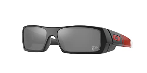 Oakley OO9014 Sunglasses Bundle: OO 9014 GASCAN 901492 Atl Matte Black and Medium Black leash Accessory kit