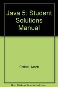 Supplement: Student Solutions Manual - Starting Out with Java 5 ...