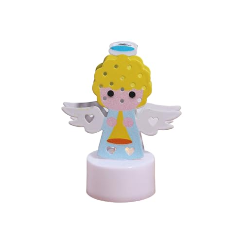 NVOQILIN Bougies chauffe-plat LED festives sans flamme Décoration de bureau Lumière à piles Lampe électronique