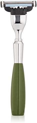 Custom Triple Blade Razor (Green w Logo)