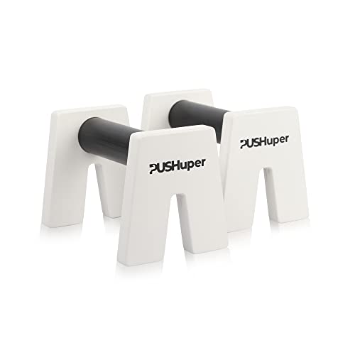 Nord Tape PUSHuper Cailsthenics Holz Parallettes für Oberkörperworkouts Push-up Barren Weiß - Schwarz Cover