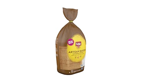 Schar Artisan Baker Multigrain Bread, 14.1 oz, 4-Pack, Certified Gluten Free, Low-FODMAP, Vegan, Kosher, Non GMO, Preservative Free