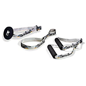 Theraband Elastic Resistance Bands and Tubing Overdoor Accessories Kit, with Assist Strap, Soft Grip Handles, and Door Anchor for Overhead Shoulder Rehab, At-Home Physical Therapy, Upper Body Exercise (B09MW9T87S) Amazon Price History, Amazon Price Tracker