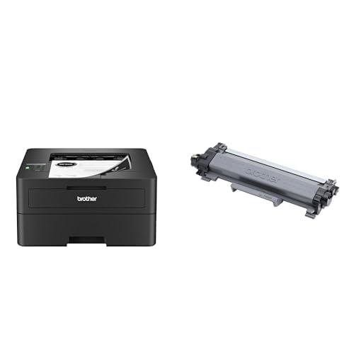 Image of Brother HLL2460DW Printer and TN830 Standard Yield Toner