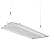 JC-LGL LED Linear High Bay Light, High Bay LED Lights Selectable Features, 300W/240W/180W/120W, 4000K/5000K, Commercial 120-277V, for Warehouse, Garage Factory, UL Listed, 5 Years Warranty, White