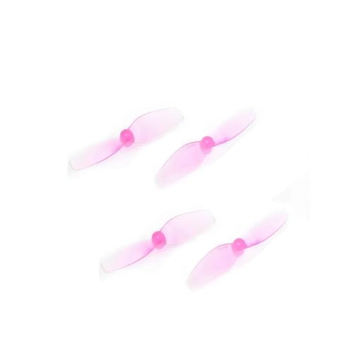Hélice PC renforcée de 40 mm rose avec trou de 1.0 mm pour drone Whoop