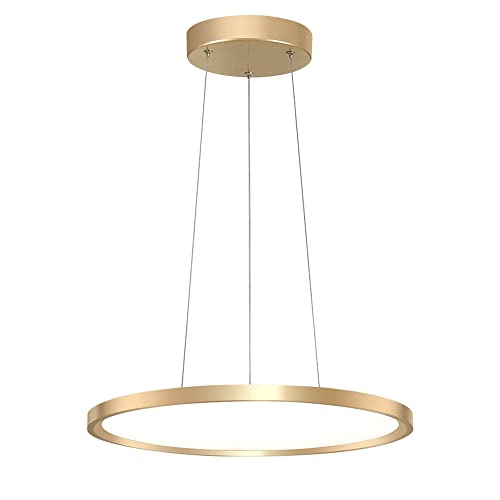 Lámpara de comedor redonda LED moderna de 30cm con diseño minimalista y perfil ultra delgado