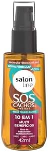 Salon Line, Óleo 10 em 1 Multibenefícios, SOS Cachos, Vegano - Pa...