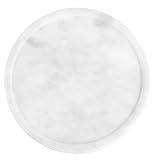 Plaque en marbre : fabriquée dans un matériau et résistant, plaque à gâteaux ronde