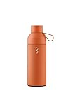 Ocean Bottle Umweltfreundliche 500ml Edelstahl Flasche | Doppelwandige Trinkflasche isoliert | Auslaufsicher BPA-frei 100% spülmaschinenfest | Wasserflasche wiederverwendbar (sonnenorange)