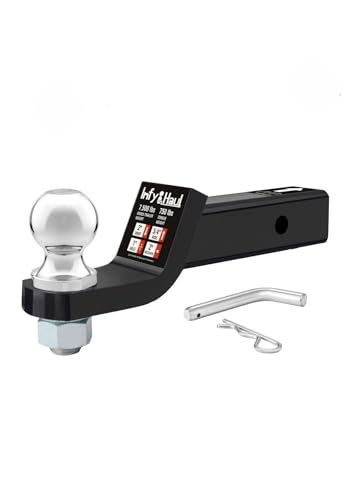 Infy-Haul Trailer Hitch Ball Mount Starter Kit, Fits 2 Inch