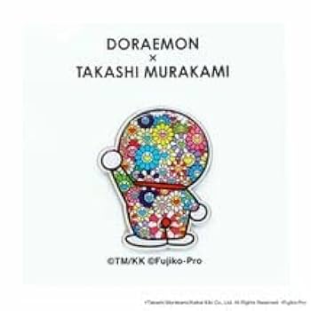 Amazon.co.jp: 正規 村上隆 × ドラえもん ピンバッジ