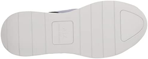 A | X ARMANI EXCHANGE Women's Cher Allover Logo Chunky Sneakers, Op. White + Light, 9 | Image 3