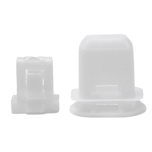 Clips para coche de nailon blanco de alta fijación para cojín trasero (2 uds)
