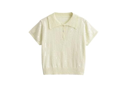 T-shirt tricoté femme col rond en maille fine premium d'été