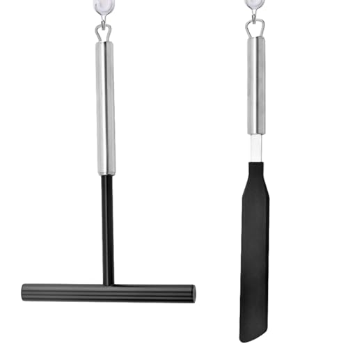 Crepe Spatula Set, Crepe Distributor Set | Pancake Crepe Tools - Portable Pancake Scraper and Distributor, Baking Tools for Pancake Stand Kitchen