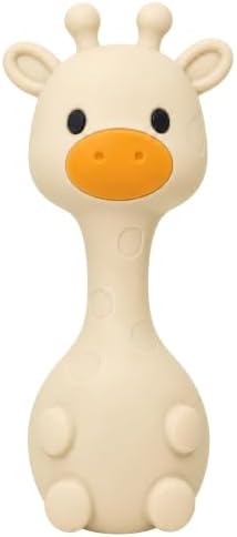 farout Giraffe Beißring BPA frei - Rassel & Greifling - Babyspielzeug ab 3 Monate - Kauspielzeug für Baby - Sicheres Babyspielzeug für Jungen und Mädchen