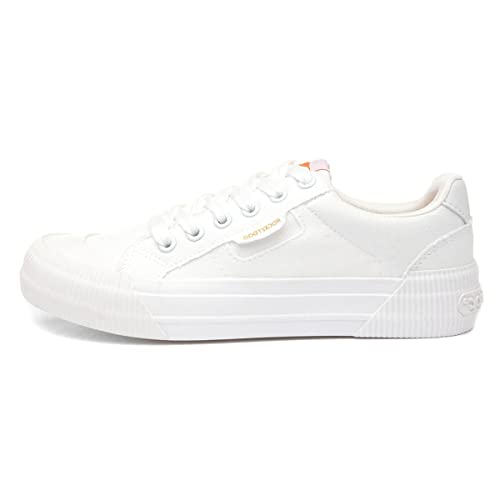 Rocket Dog Cheery Womens White Canvas Shoe - Size 6 UK - White