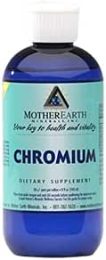 Mother Earth Minerals Ionic Liquid Chromium Supplement High Absorption Angstrom Chromium Mineral Drops for Metabolic Support, Nutrient Utilization & Cellular Energy Balance, 8 oz