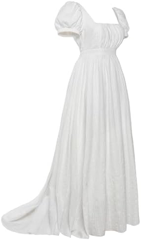 Regency Dresses for Women Luxurious Lace Empire Waist Dress