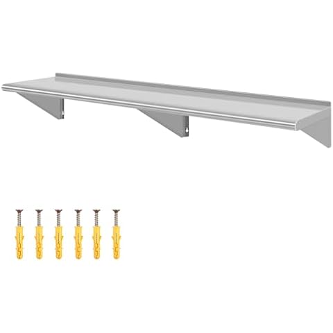 RAILEN Stainless Steel Floating Shelf Cover