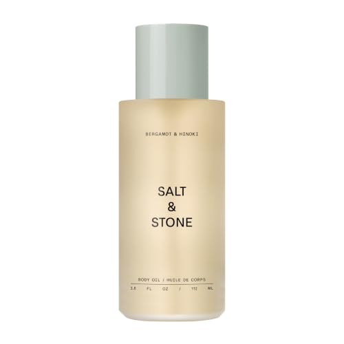 Salt & Stone Hydrating Body Oil for Women & Men Bergamot & Hinoki 3.8 fl oz