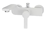 Qualitätsprodukt von ATCO ATCO® Wannenarmatur BRILLANT weiss Badewannenarmatur Wannenfüllarmatur Bad Einhandmischer Wasserhahn Armatur